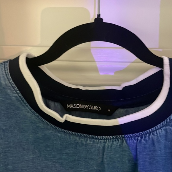 Blue Denim Colour Crewneck - Picture 2 of 3